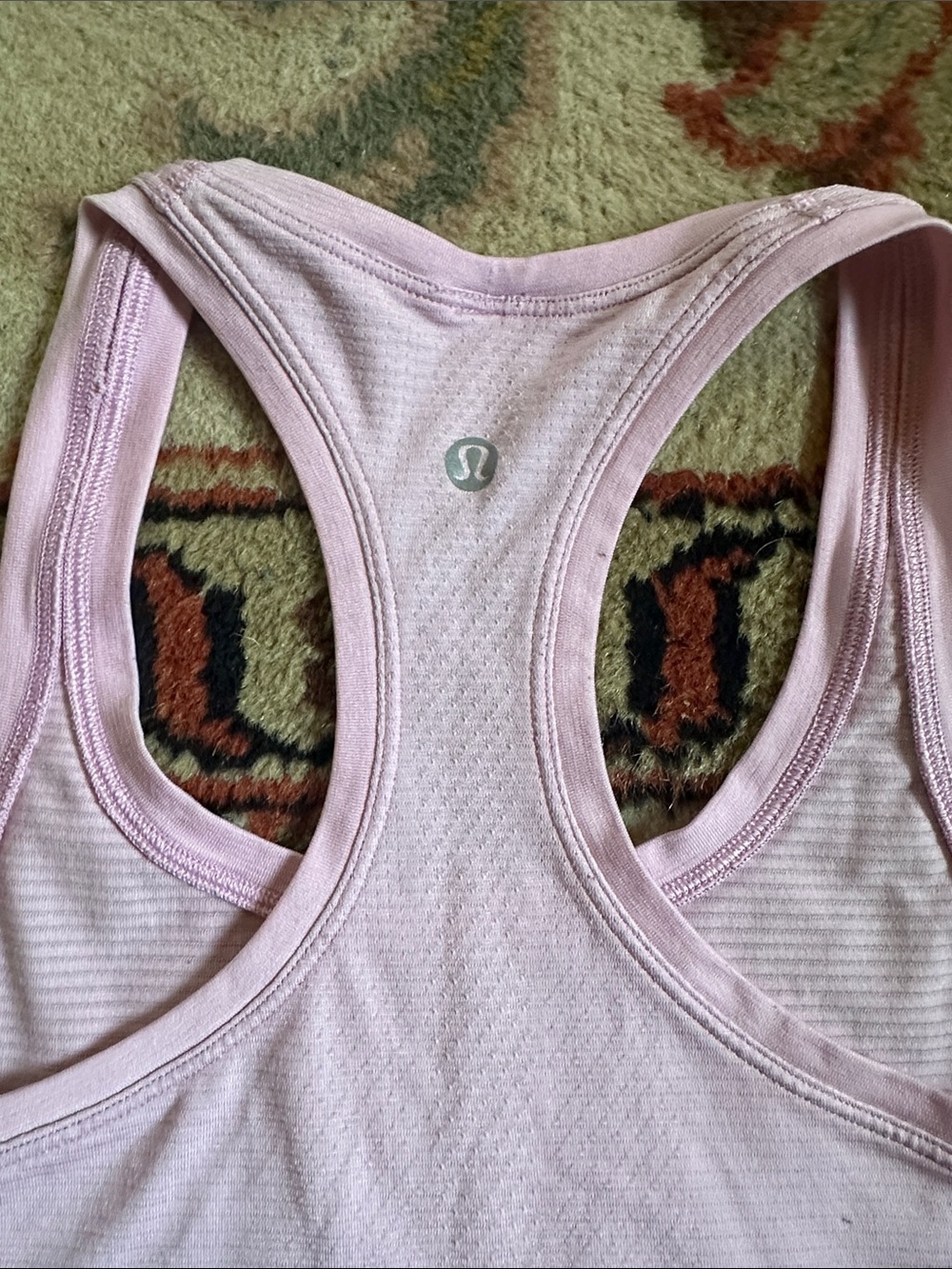 Pale pink Lululemon Racerback Tank - Picture 3 of 4
